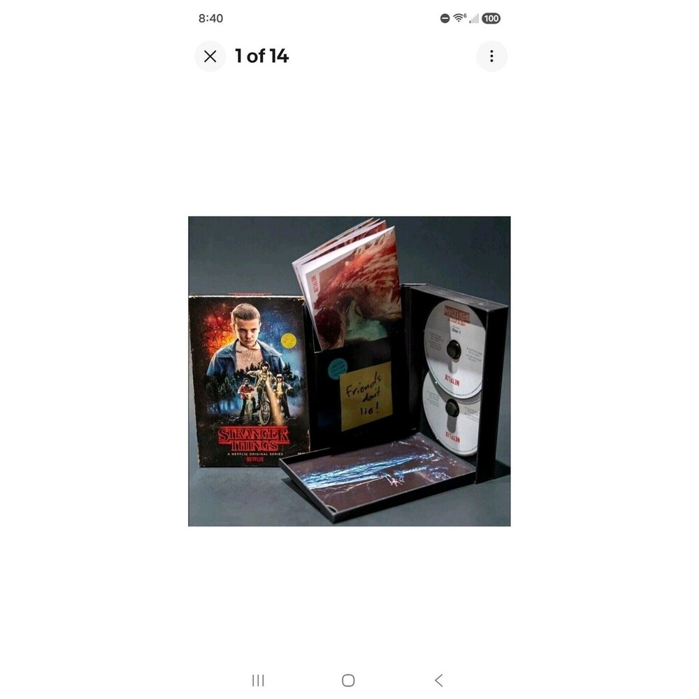 🔥 Stranger Things Season 1 4-Disc Blu-Ray+DVD+Poster Target Exclusive Collector